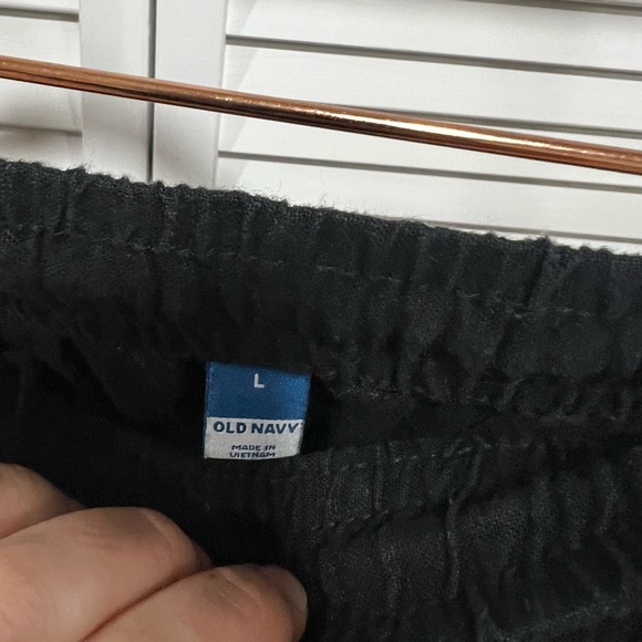 Old Navy High-Waisted Cropped Linen-Blend Pants for Women - Picture 4 of 7